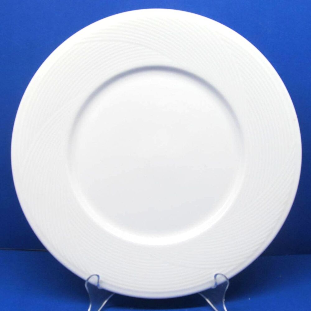 Dansk Tapestries Winter white 11" Dinner Plate Jack Lenore Larson